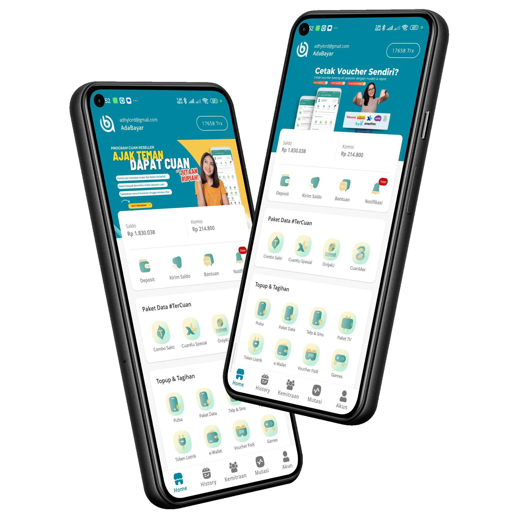 Mockup App Adabayar